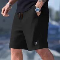 Shorts de sport décontractés pour hommes, à carreaux, amples, longueur genou, style américain, mode sportive urbaine 3