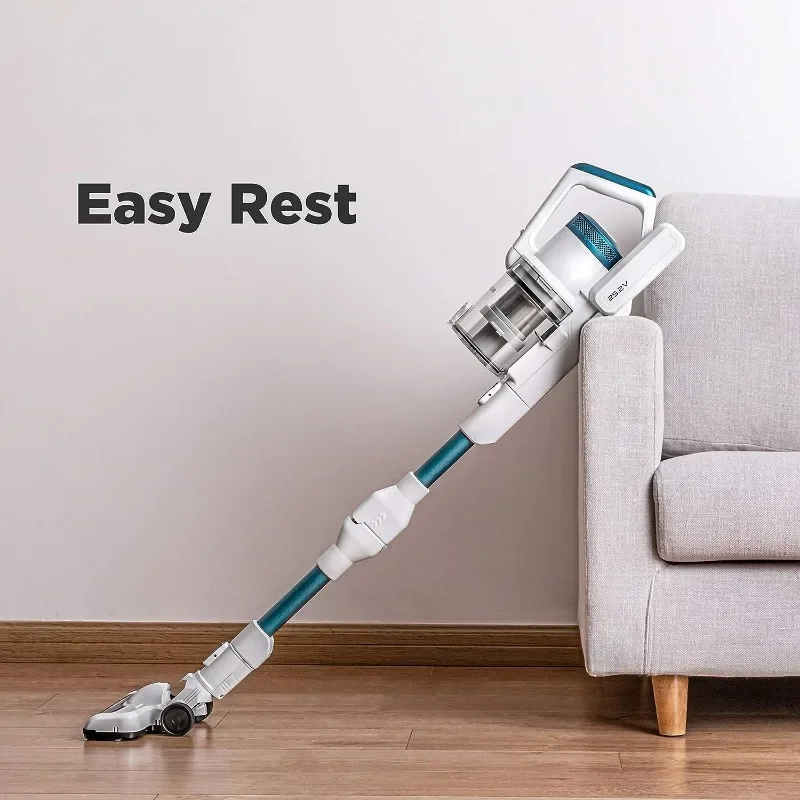 Eureka NEC185 Cordless Stick Vacuum Cleaner Convenient for Hard Floors, Rechargeable Handheld Vacuum Cleaner Portable 4