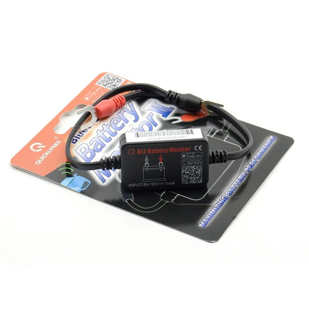 BM2 Car Battery Monitor Bluetooth-Compatible 4.0 BLE Car Battery Detector Charging Cranking Voltage Test for IOS Android Phone