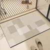 Bathroom Carpet Non-slip Water-absorbing Floor Mat Soft Diatom Mud Quick-drying Rug Bathroom Door Mat Entrance Door Mat 3
