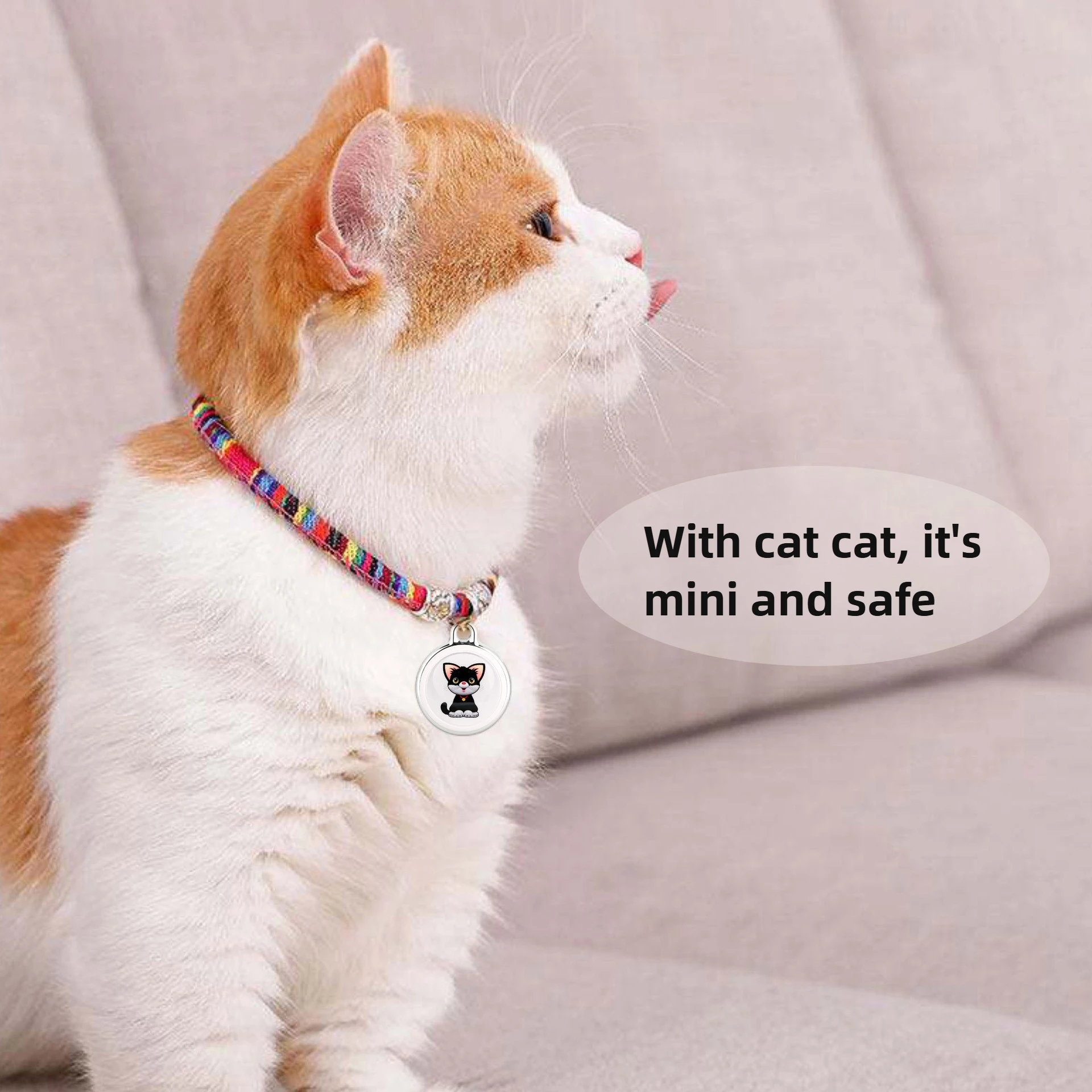 Bluetooth GPS Pet Tracker Waterproof Anti Lost Collar Device Real Time Tracking Wearable Locator For Dogs Cats Smart Finder