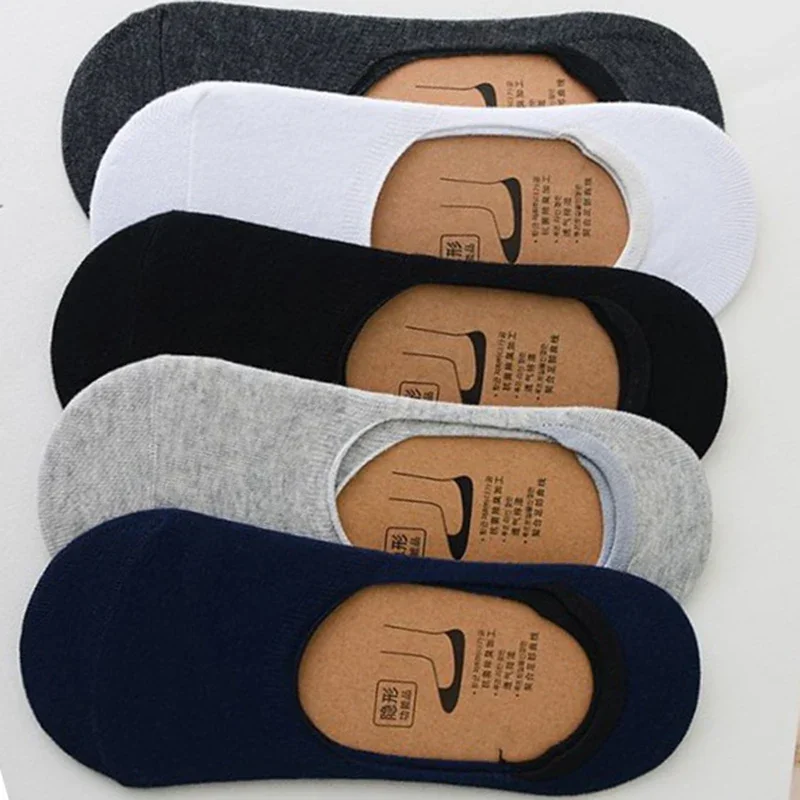 Calcetines Cortos Invisibles Hombre 6 Pares | Algodón Transpirable Antideslizantes | Tobilleros Silicona