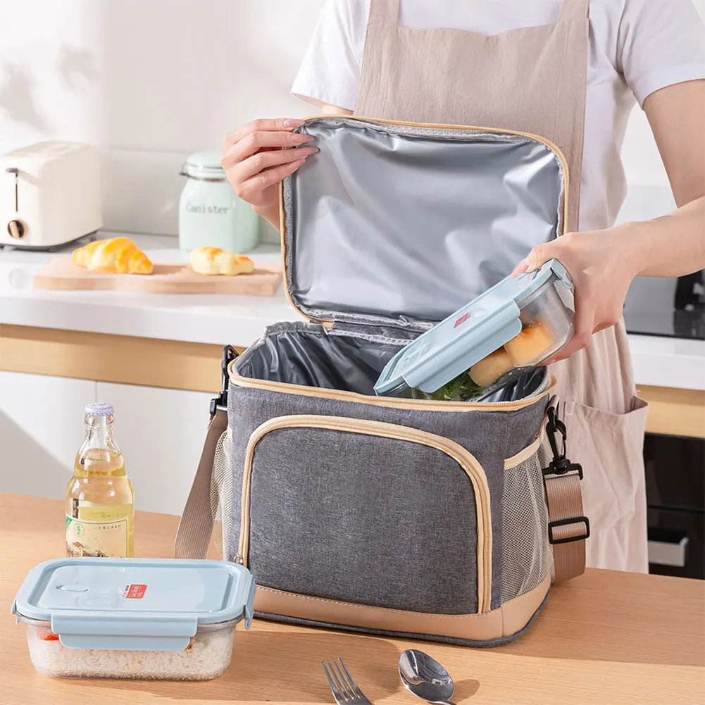 Cooler Bag With Strap Picnic Bag Sac Isotherme Insulated For Beer Big Meal Container Lunch for Picnic Outdoor Activities