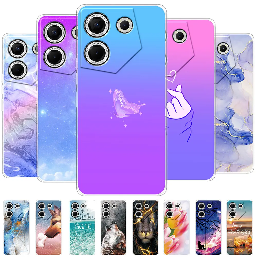 Per Tecno Camon 20 Pro 5G Custodia Paraurti Per Tecno Camon 20 Coque Custodia Morbida In Silicone Trasparente Per Tecno Camon 20 Pro Funda