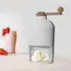 Mini Hand Crank Ice Crusher Snow Cone Machine with Ice Cube Tray Portable Ice Snow  for Kitchen, Bars, Restaurants 5