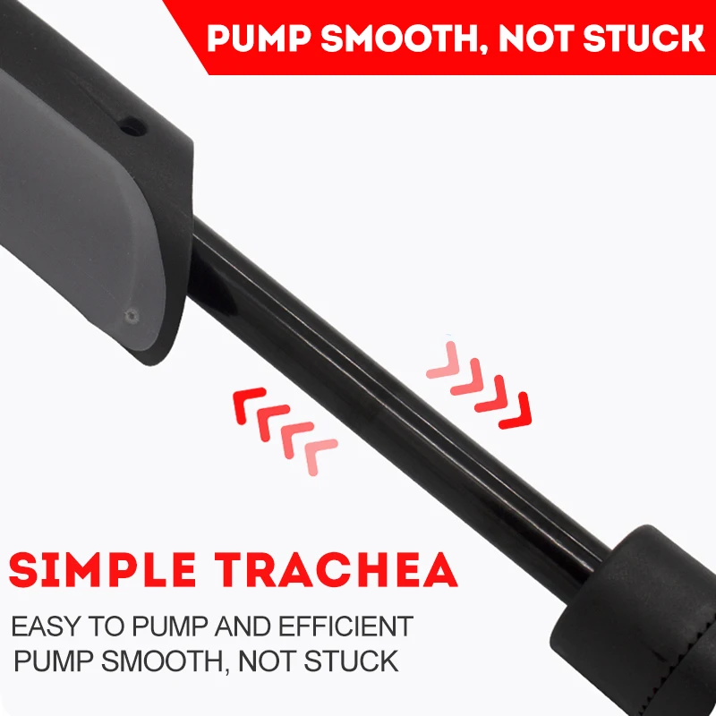 Bicycle Pump Portable Bicycle Pump Mini Hand Pump Bike Tire Fill Inflator Air Injector with Pressure Gauge MTB Road Cycling Accessories Tools