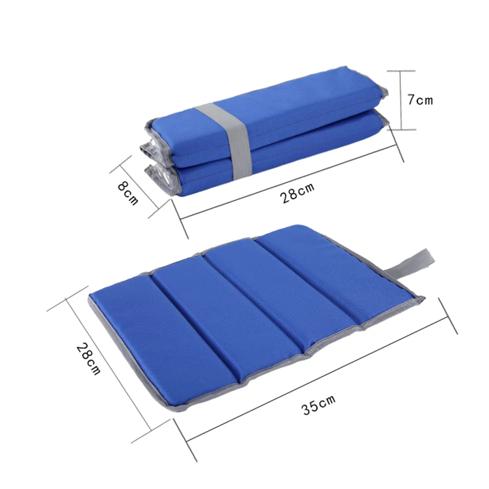 Set 2 Tappetini Da Campeggio Pieghevoli In Schiuma IXPE - Impermeabile, Termico, Per Picnic, Trekking, Stadio | Ultraportatili