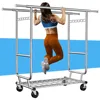 Clothes Rack Heavy Duty Clothing Racks for Hanging Clothes Load 620LBS, Rolling Clothing Rack with Wheels, Adjustable 1