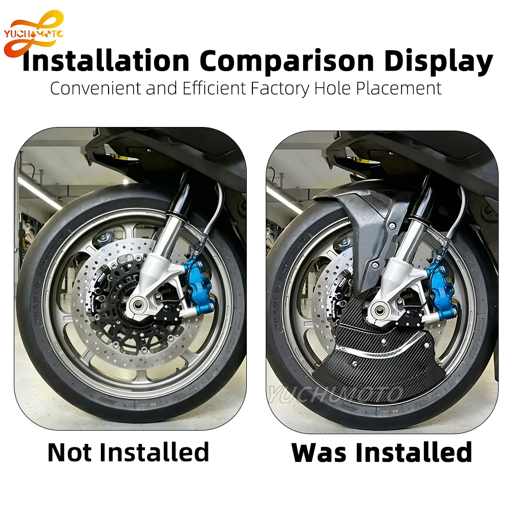 BMW S1000R M1000R S1000RR M1000RR S1000XR 오토바이 프론트 머드가드 키트 브레이크 디스크 커버 프론트 브레이크 캘리퍼 보호 커버