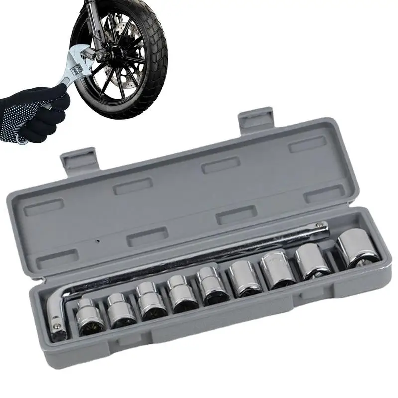 

Master Impact Socket Set Socket Wrench Set Metric And Standard Mechanic Tools Kit Bit Sockets For Automotive Repair & Household