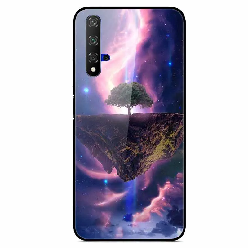Premium Tempered Glass Hard Back Cover for Huawei Honor 20 Series