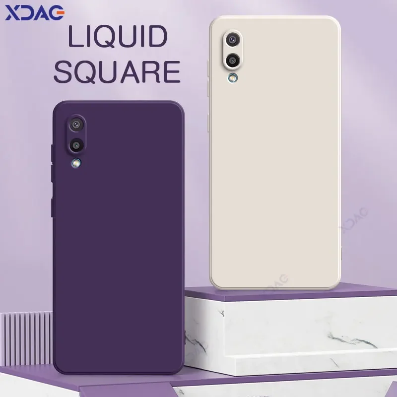 Luxury Original Square Liquid Silicone 360° Soft Mobile Phone Case – Deluxe Protection in Style