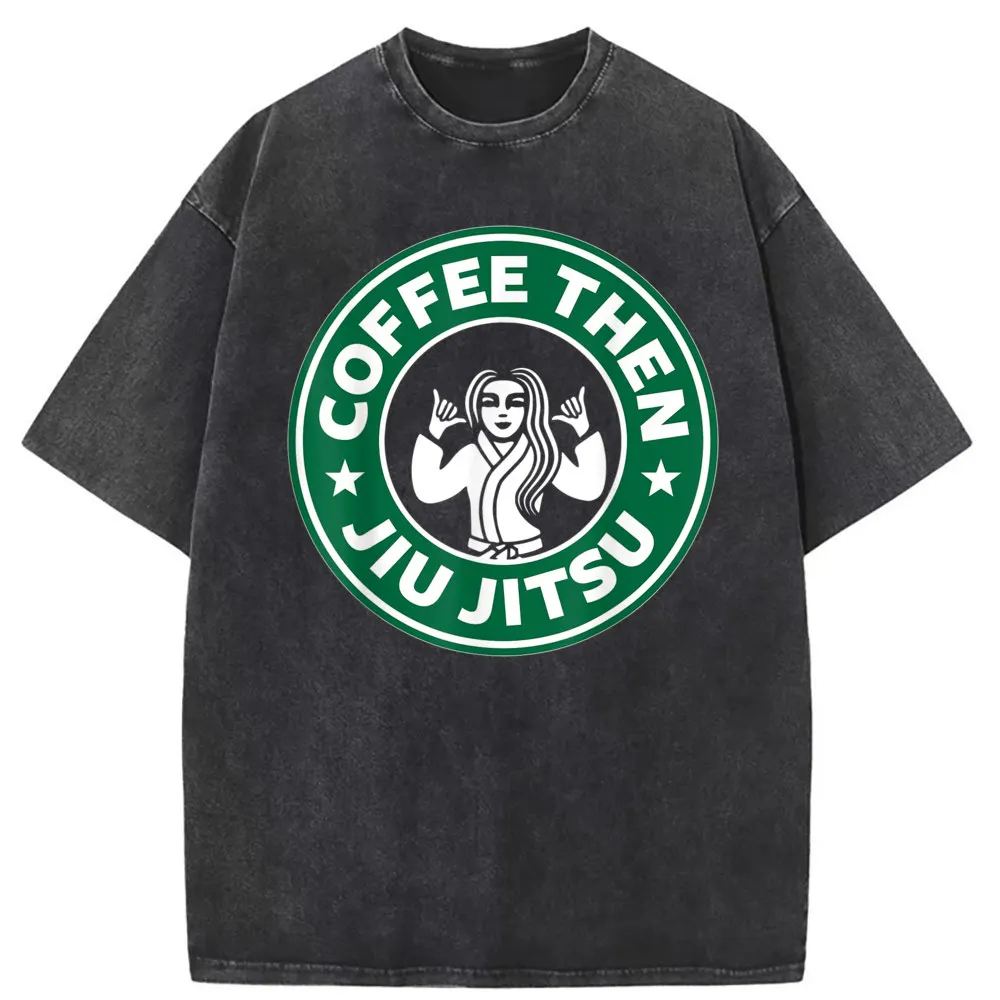 

Jiu Jitsu Shirts Coffee Over Prevalent Male Sweatshirts Long Sleeve Tshirts Men Popular Sportswears Clothing