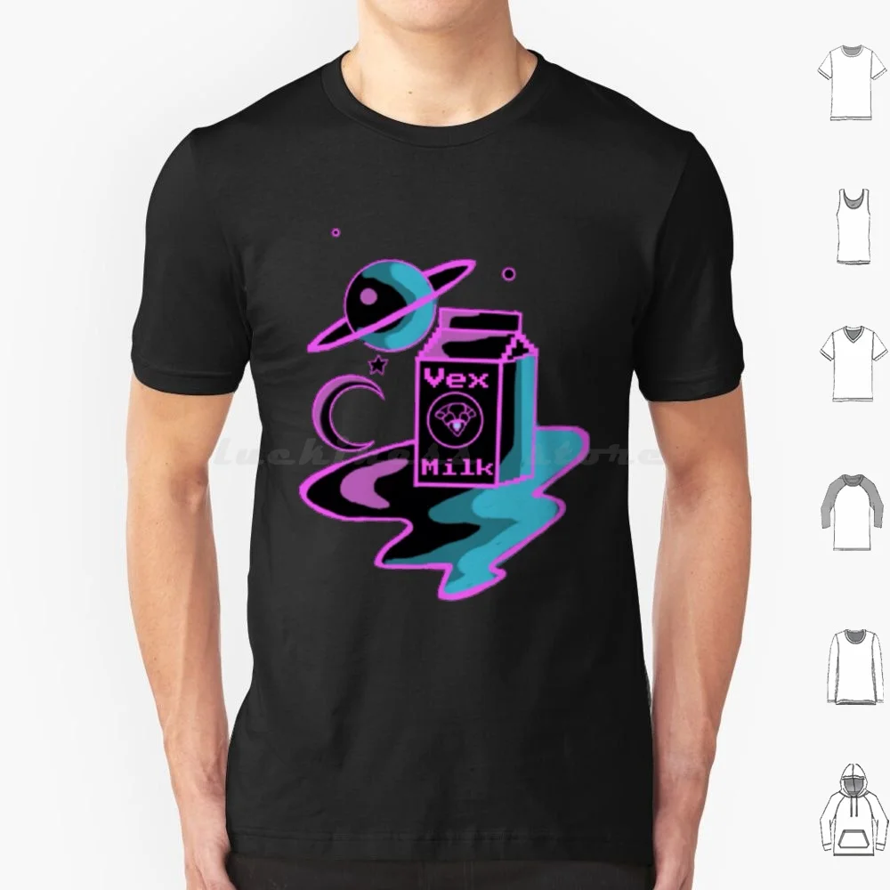 Black Vex Milk Vaporwave T Shirt Uomo Donna Bambini 6Xl Destiny 2 Destiny The Game Hunter Gaming Bungie Titan Warlock