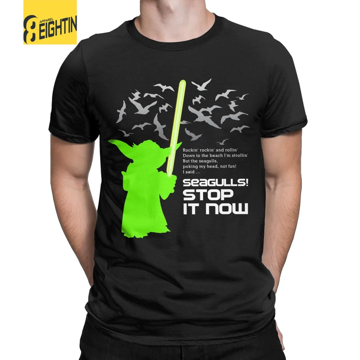 Baby Yoda Men's T Shirt The Mandalorian Star Wars Casual Unisex Tee