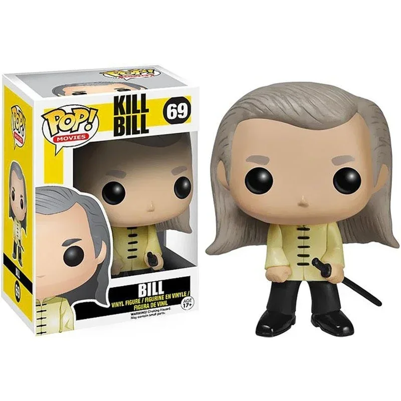 2025 FUNKO POP Películas de acción Kill Bill #69 Bill LA NOVIA #68 Figuras Colección Modelo Juguetes para el mejor regalo de cumpleaños para niños