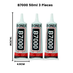 Multi - Purpose B7000 Strong Adhesive for DIY Repairs and Crafting (50ML 3PCs)