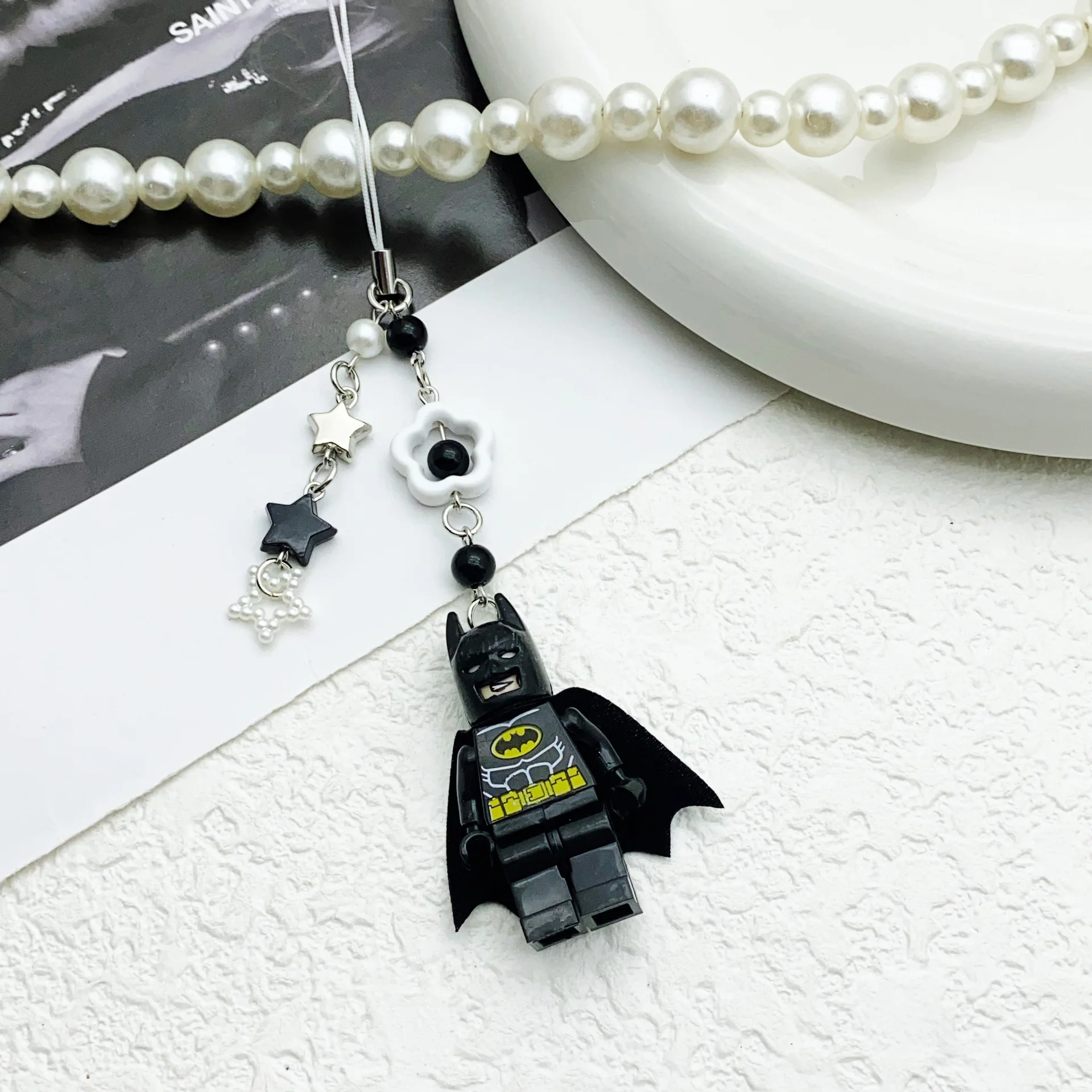 3D Fairy Star Bat Keychain Figure Character Phone Charm Personalized Backpack Accessory Gifts Cute Handmade Bat Keychain anime keychain keychain pendant