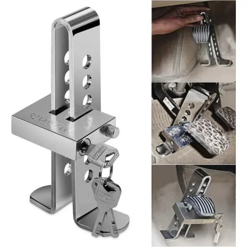 Auto Anti-Theft Car Brake Clutch Lock Safety Tool Steel Lock Auto Car Clutch Brake