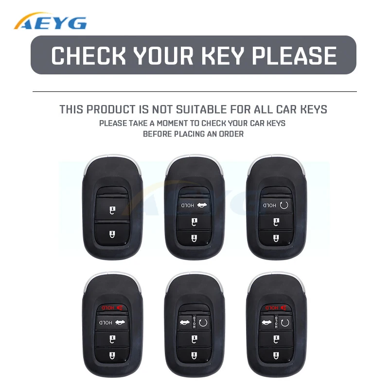 TPU Car Key Case Cover Shell Fob For Honda Accord Civic HR-V CR-V Pilot Sport SI EX EX-L Keychain Accessories key case cover