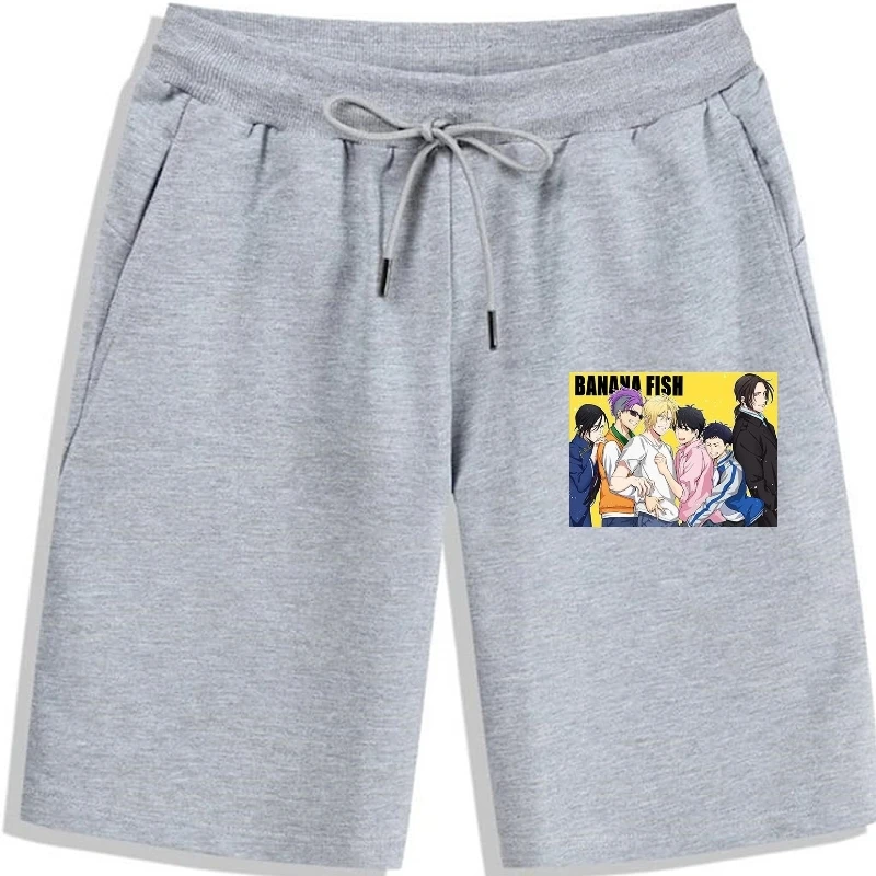 Anime Banana Fish Maniche Corte Pantaloncini Grafici Casual Uomo Donna Pantaloncini Corti Harajuku