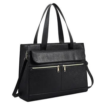 Borsa per Laptop di Grande Capacità, Valigetta da Lavoro, Borsa a Tracolla per Viaggi e Pendolarismo con Manico Superiore