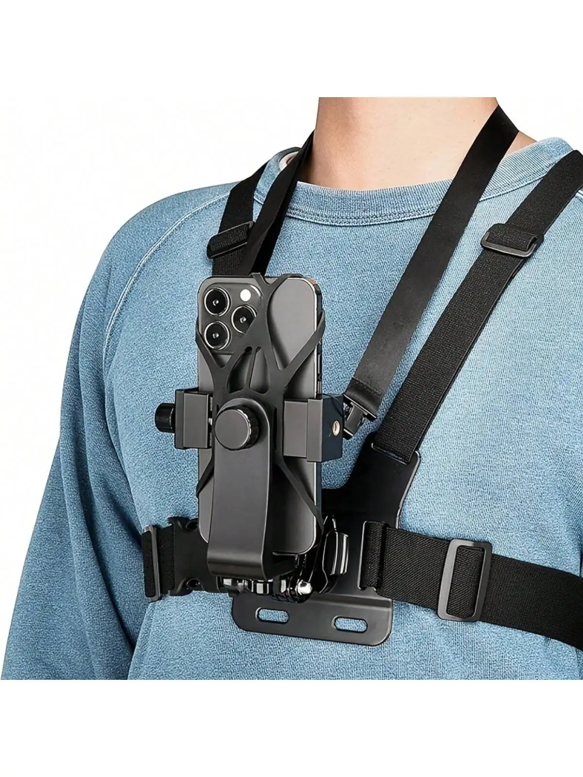 Stabilisateur de téléphone poitrine anti-vibration pour GoPro Hero 11/10/9, Insta360