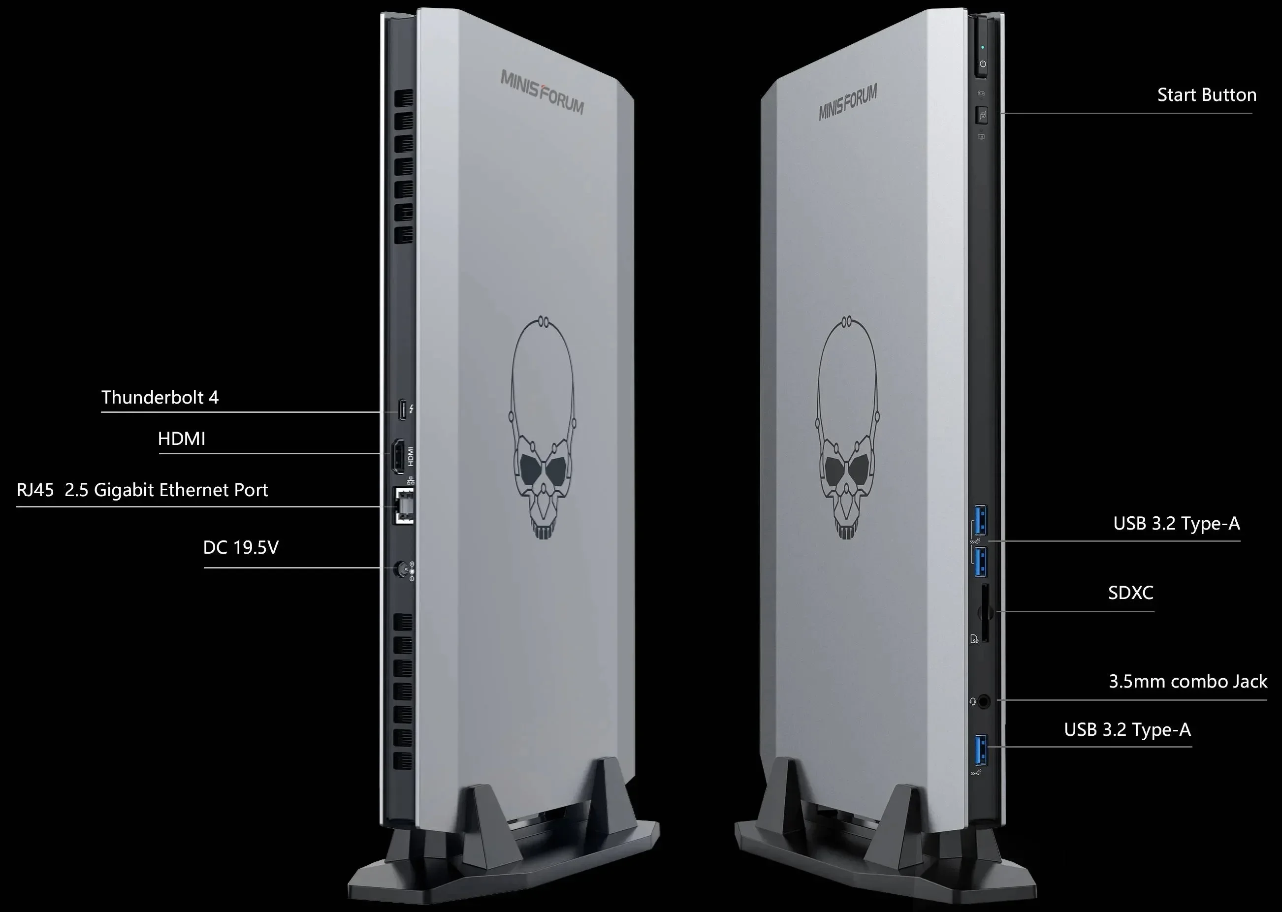 MINISFORUM NUCXI7/ NUCXI5 Gaming Mini Pcs 11th Gen i7-11800H/5