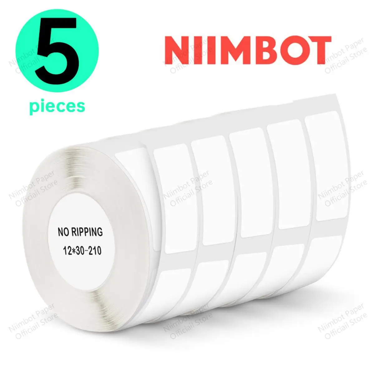 

White Label Tape for Niimbot D11 Printer Paper 15*30mm D11 Label Sticker Paper Roll for Niimbot Labeller D110 D11 Label Printer