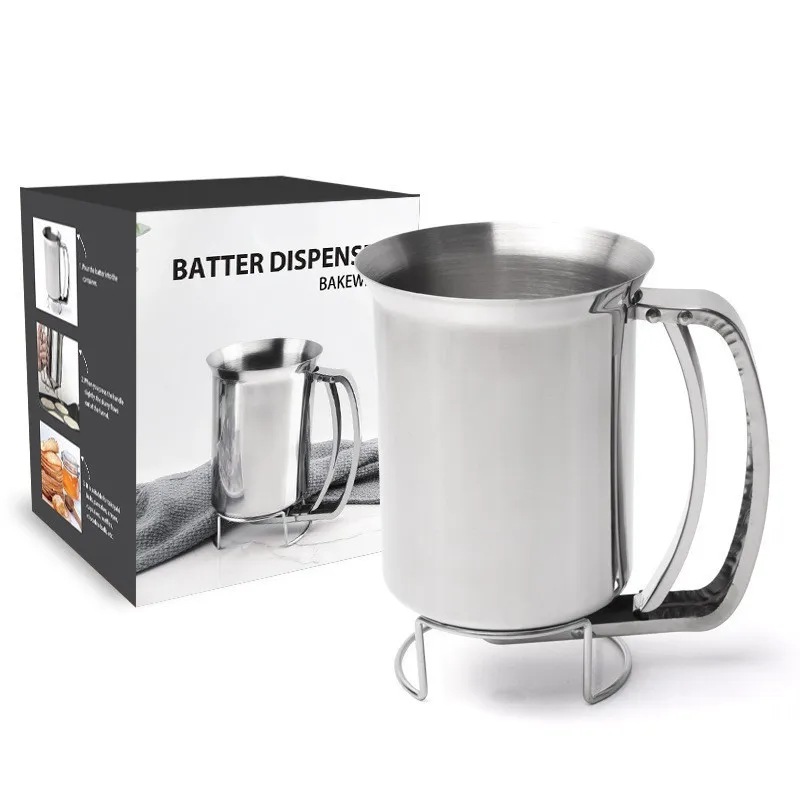 Baking Tool Cake Dough Batter Dispenser Cupcake Funnel Batter Dispenser Valve Measuring Cup baking tools