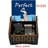 Wind Up Perfect Music Box Wooden Mechanical Movement Custom Singer Print Cute Girlfriend Wife Birthday Festival Christmas Gift 4