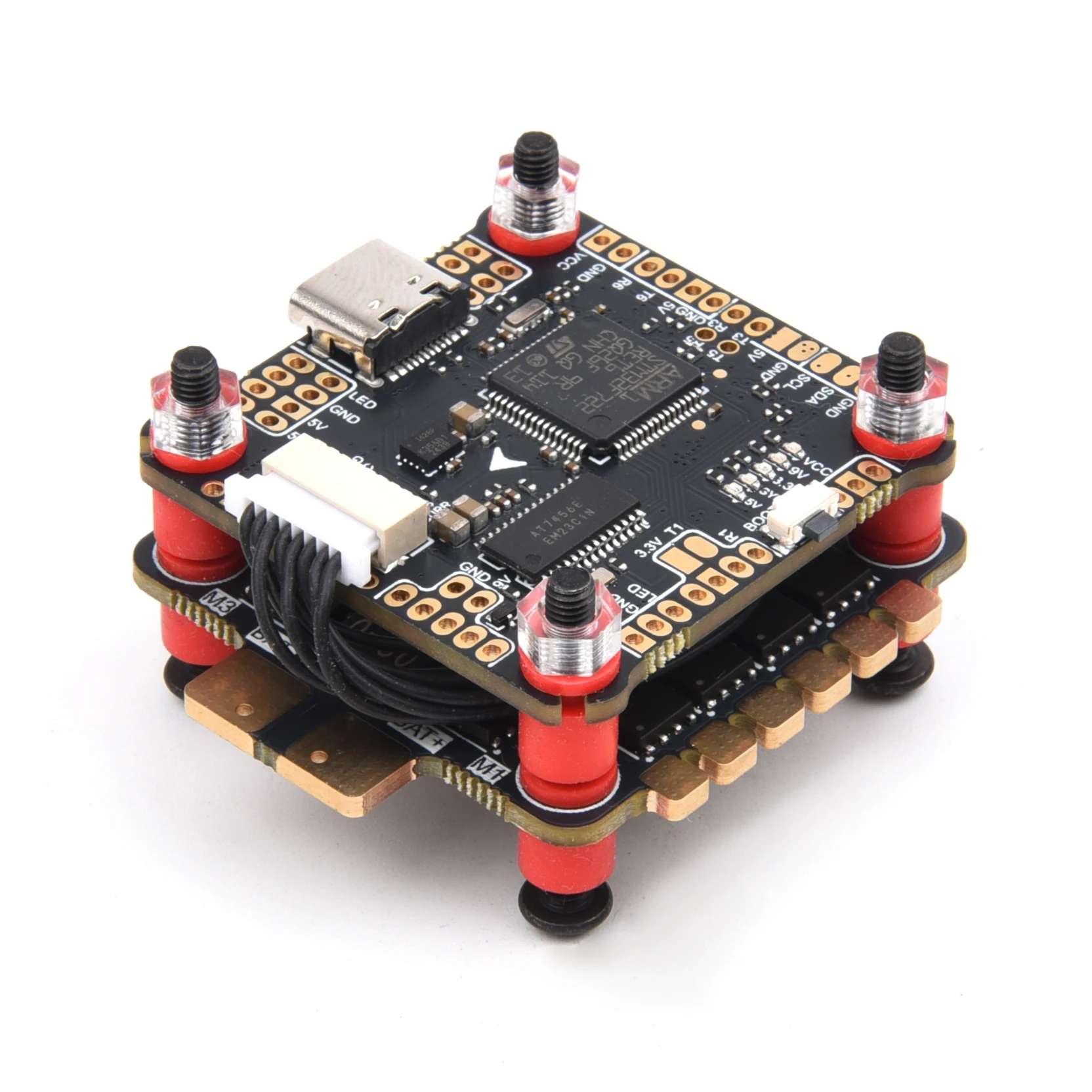 รูปสินค้า ชุดควบคุมโดรนแข่ง 3-6S พร้อม ESC 4in1 สำหรับ FPV Racing