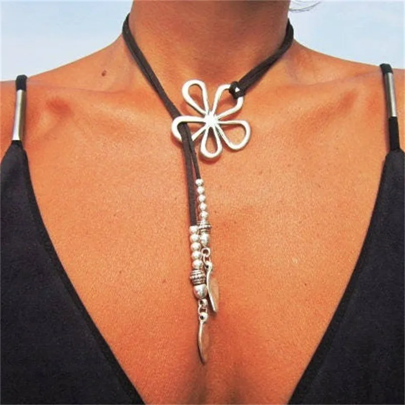 Collana Donna Con Ciondolo Stella Marina, Stile Boho-chic, Placcata Oro, Gioiello Occidentale Per La Spiaggia, Regalo Estivo. - 2