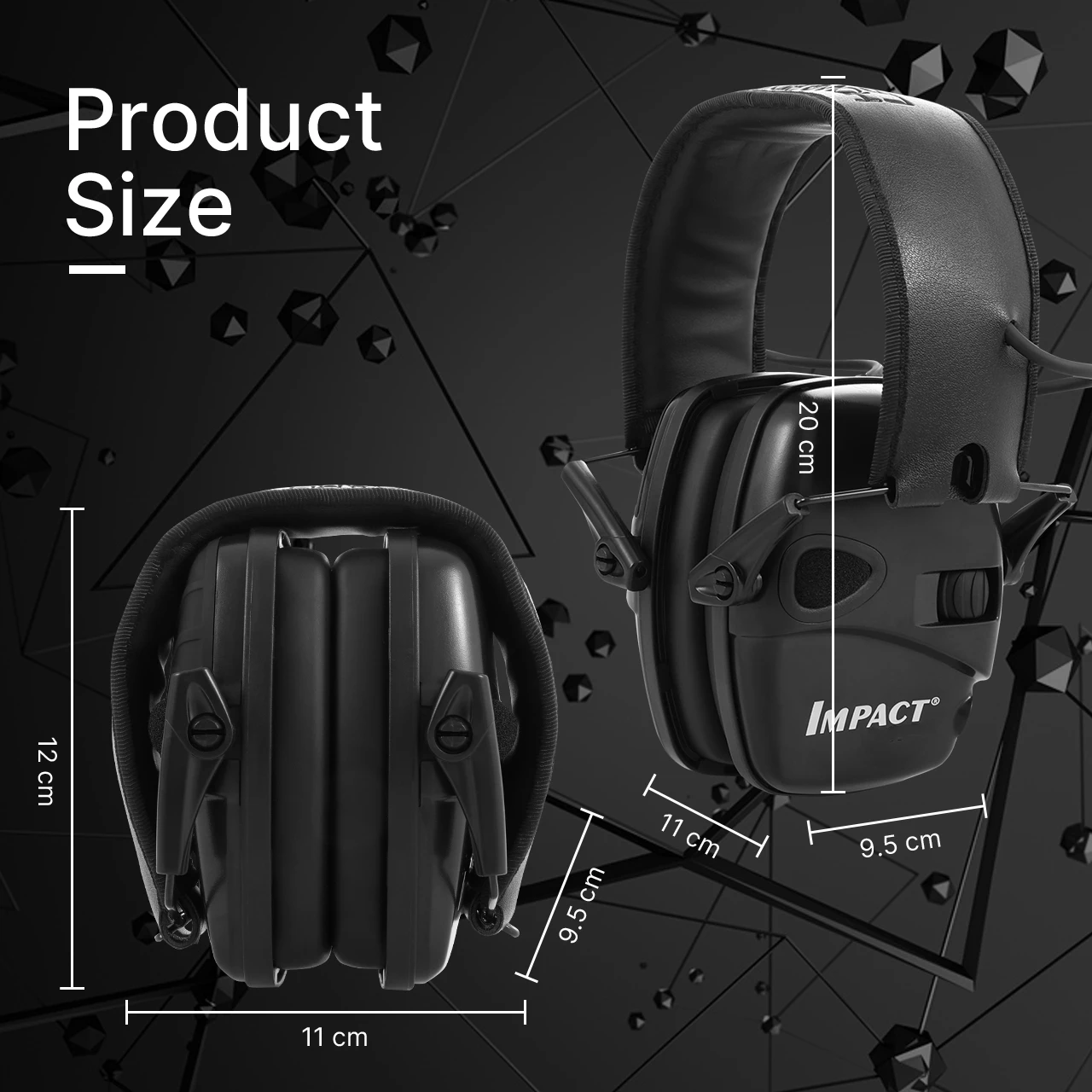 New Generation HL-01526 Impact Sport Electronic Earmuff Shooting Protective Headset Foldable