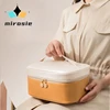 MIROSIE-Large Capacity Makeup Organizer with Separate Compartments, Stylish Multi-functional PU Travel Toiletry Bag, Makeup Bag 4