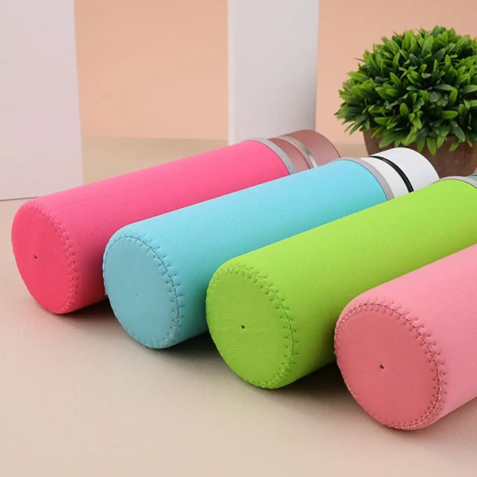 Confezione Da 10 Custodie Termiche Per Bottiglia In Neoprene, Multicolore, Adatte Per Bottiglie 340-510 Ml, 18x6 Cm, Con Foro Di Sfiato - 3