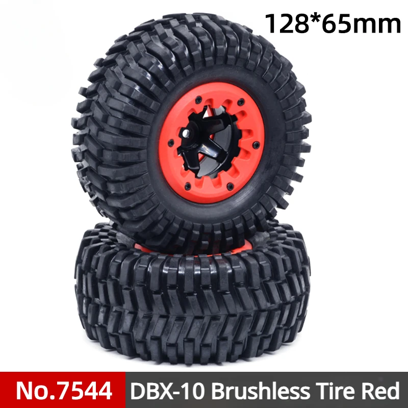 ZD 레이싱 DBX-10 DBX10 1/10 RC 자동차 예비 부품 브러시리스 버전 플러스 짧은 카라 포스 타이어가있는 오프로..