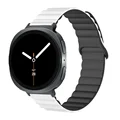 1. White with black