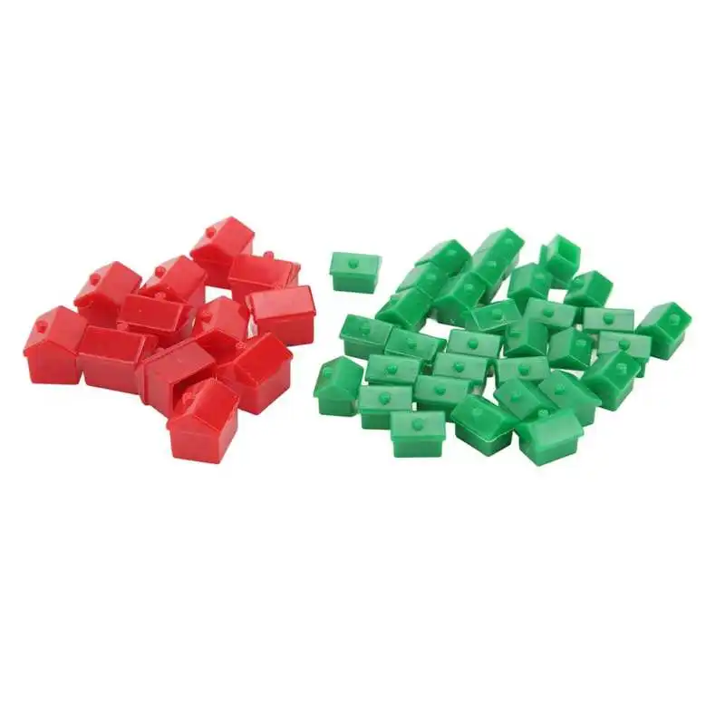 Hotel Game Replacement Pieces Game Plastic Hotels Houses Piece Supplement Accessories game replacement pieces