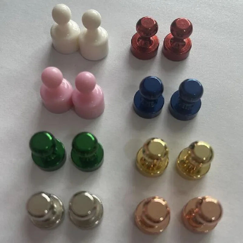 10 Pcs Refrigerator Push Pins Neodymium Pins
