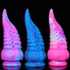Soft Silicone Octopus Tentacle Dildo Huge Animal Dildo Monster Dildo Colorful Anal Butt Plug Toys Adult Sex Toy for Women 1