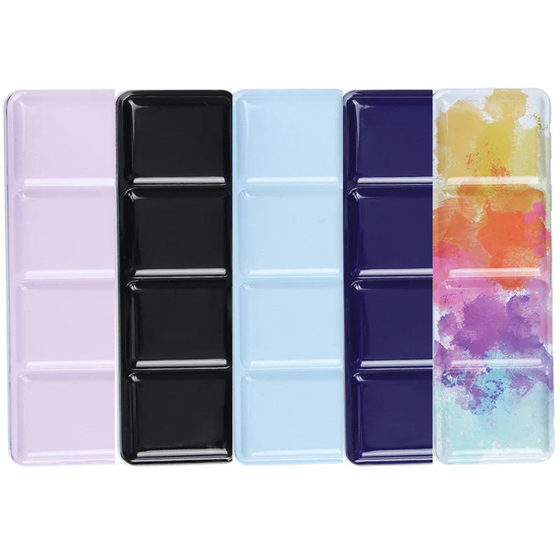 

1Pc Colorful Empty Palette Case Tins Box Paint Watercolor Paints Painting Supplies