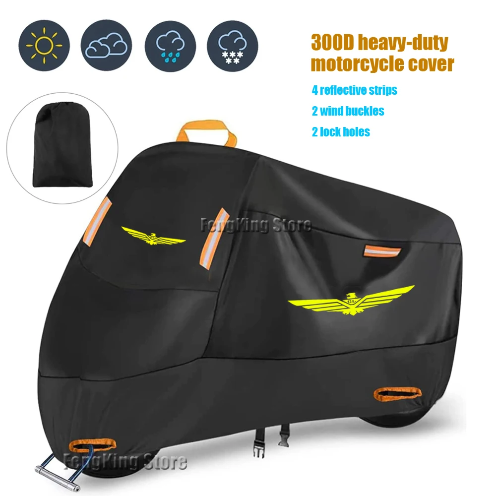 For Goldwing1800 GL1800 F6B Motorcycle Cover Waterproof Outdoor Motorbike Rain Dustproof Snow Sun UV Protector motorcycle cover universal motorbike rain cover waterproof breathable dustproof outdoor uv protector motorbike oxford rain cover