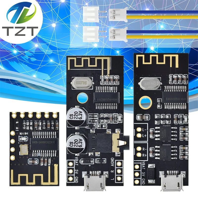 Modulo Bluetooth, MH-M38 Ricevitore Audio Bluetooth Wireless BLT 4.2 Scheda Bluetooth per Altoparlante Sistema Audio FAI DA TE Modulo Bluetooth, MH-M38 Ricevitore Audio Bluetooth Wireless BLT 4.2 Scheda Bluetooth per Altoparlante Sistema Audio FAI DA TE