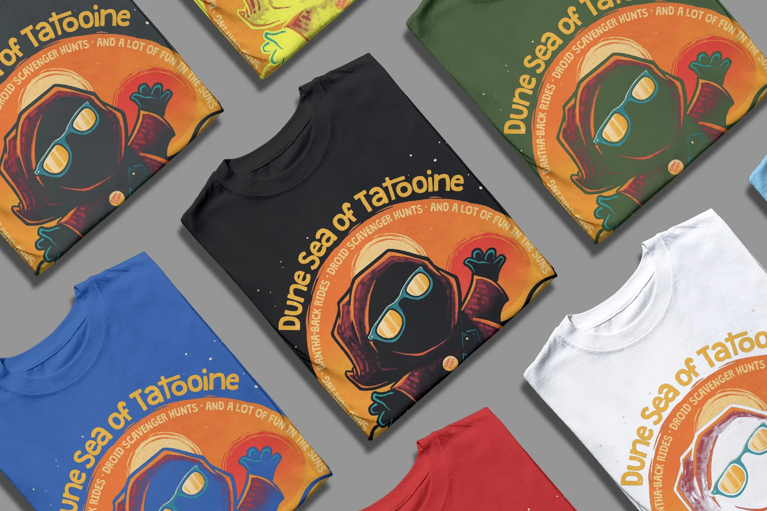Mens Cotton Dune Sea Summer Camp Graphic High Quality T Shirt Street Casual Style Tee for Men and Women 5