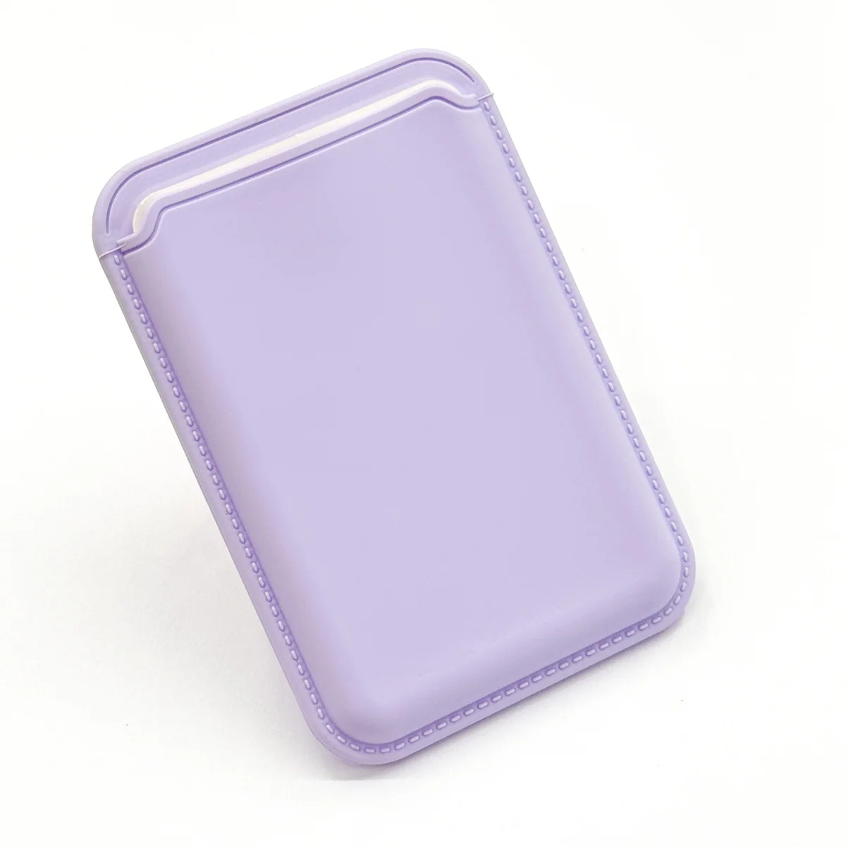 Magnetic Silicone Wallet Stand with RFID Protection and Photo Pocket