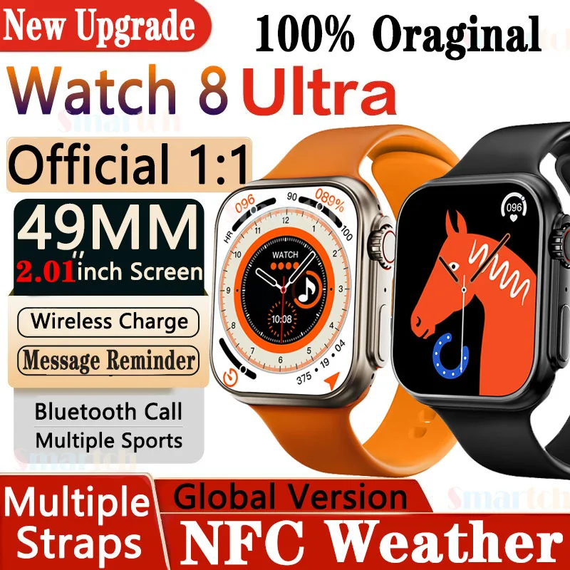 Cx8 Ultra Smart Watch 8 Men Ls8 Ultra Women Blue Tooth Call Smartwatch