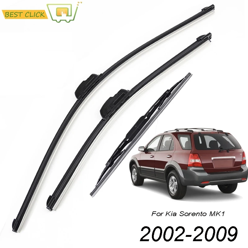 Spazzole Tergicristallo Anteriori Per Kia Sorento II SUV  2009 2015 Tergicristalli Auto Lame Tergilunotto Motgum Spazzole Standard