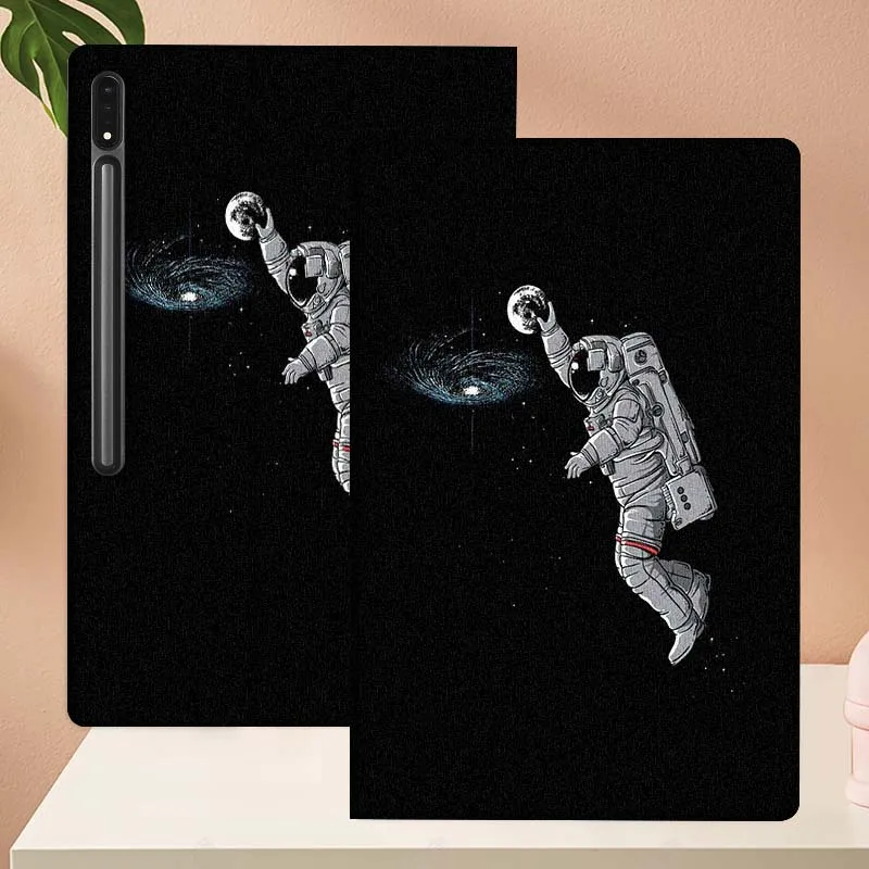 Adorable Cartoon Astronaut Art Tablet Case