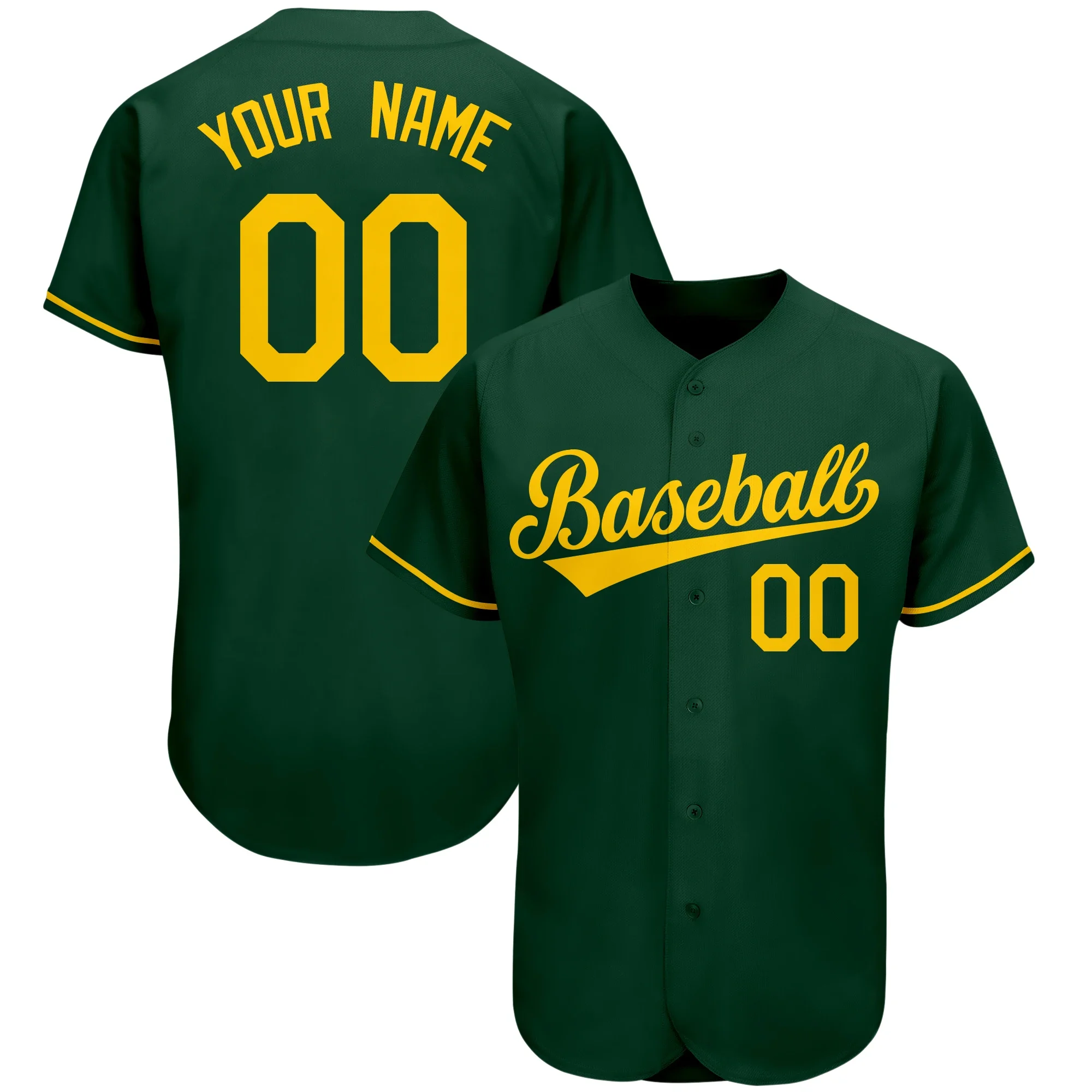 Baseball Jersey Full Sublimated Team Name/Numbers Make Your Own Button-down V-neck Shirts Outdoors Party/Game Big size baseball jersey